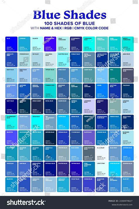 Blue Tone Color Shade Background Code Stock Vector Royalty Free