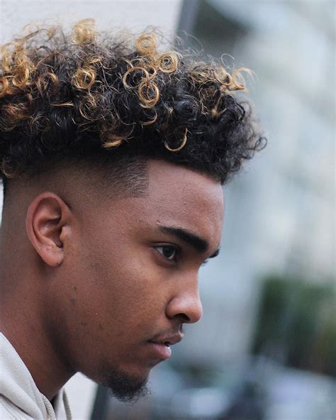 See This Instagram Photo By 235thbarberstreet • 653 Likes Colored Curly Hair Men Hair