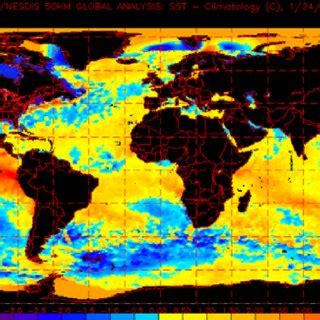 Anomal As De La Temperatura Superficial Del Mar C Del