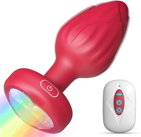 Amazon Anal Plug Vibrator Couples Sex Toys For Women Light Up Vibrating Butt Plug With