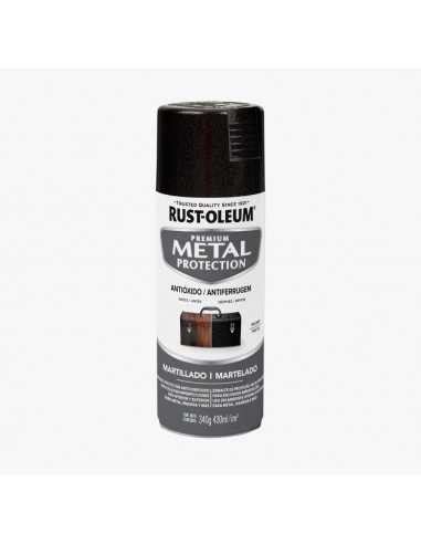 Esmalte Anticorrosivo En Aerosol Acabado Martillado Negro Rust Oleum