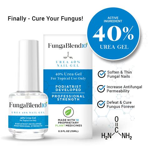 New Fungus Fighting Product Available Urea 40 Nail Gel — Fungablend 10