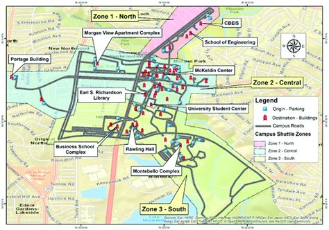 Morgan State Campus Map – Map Vector