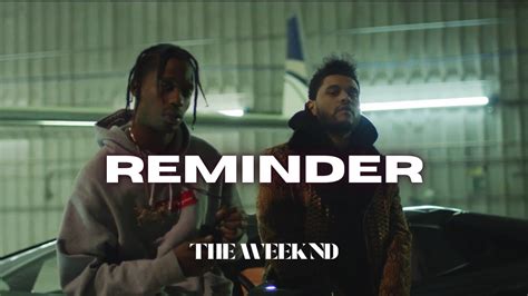 The Weeknd Reminder Lyrics Youtube