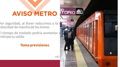 Estas Siete Líneas Del Metro Presentan Retrasos Por Las Lluvias Cdmx En La Red