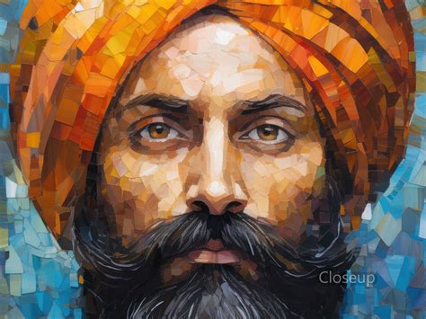 Sacred Strokes Sikh Poster Sikh Wall Art Sikh Art Sikh Prints Sikh