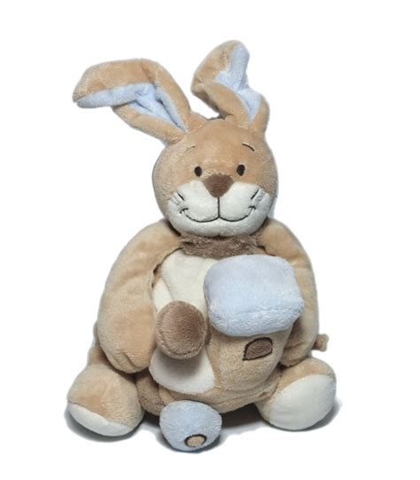 Noukies Doudou Lapin Beige Train Cm Musical Oscar Et Leon Chez