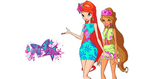 Winx Club 7 Season Flora And Bloom Pngs By Princessbloom93 On Deviantart