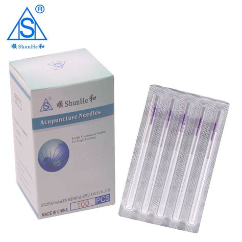 Spring Sujok Handle Acupuncture Needle With Tube Suzhou Hualun