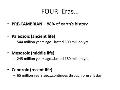 Geological Time Scale Ppt