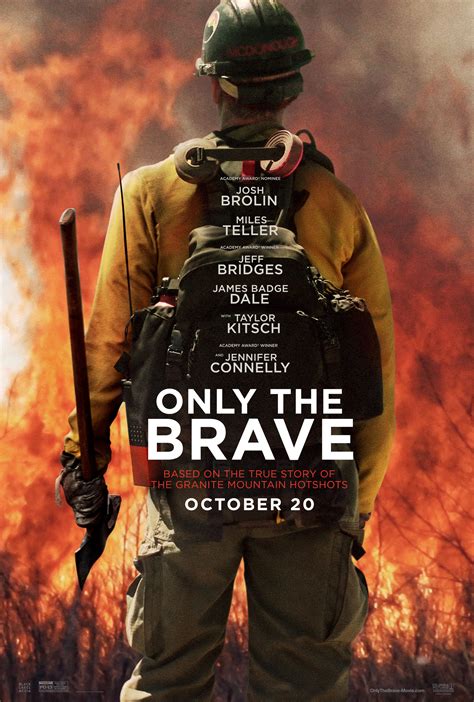 'Only The Brave' One Sheet & Trailer: Granite Mountain Hotshots' True ...