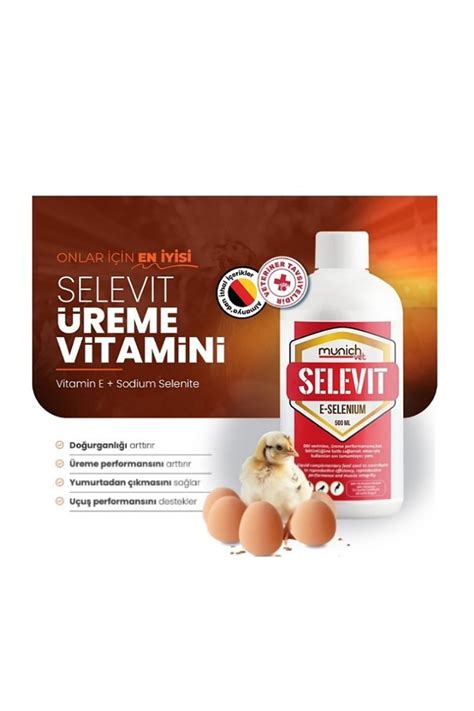 Munich Vet Selevit Vitamin 500 Ml Fiyatı, Yorumları - Trendyol