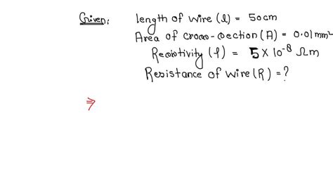 Video Solution A Tungsten Wire Of Resistance And Cross