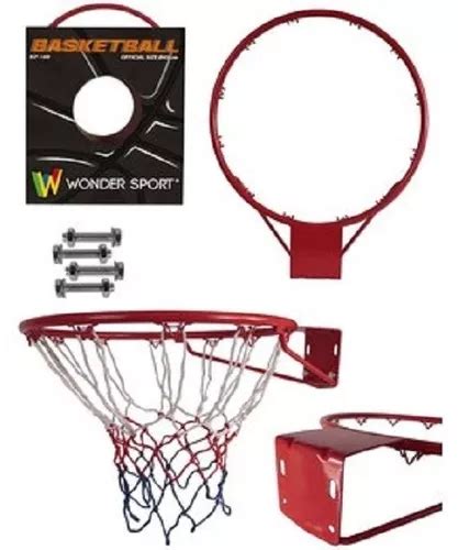 Aro Profesional Baloncesto Cesta Basketball Hierro Malla Env O Gratis