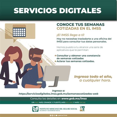 Imss On Twitter Conoce Tus Semanas Cotizadas Ante El Segurosocial