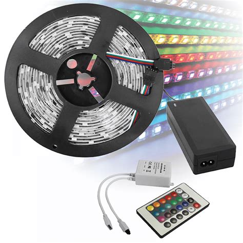 Flexoled Tri Colour 5m Led Strip Lighting Install Kit Remote Control