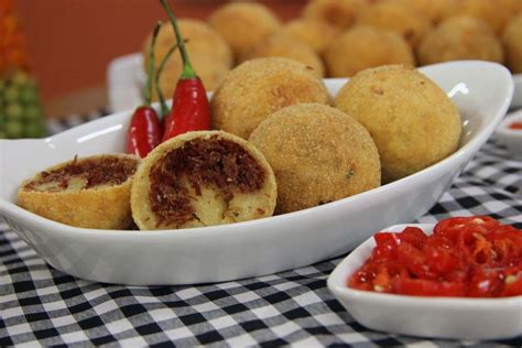 Bolinho De Mandioca Carne Seca Band Receitas