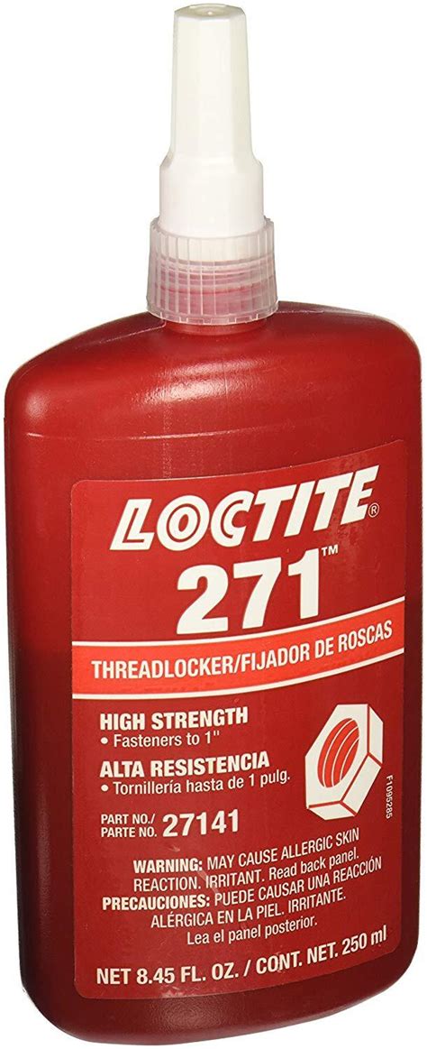 Loctite 271 Red High Strength Threadlocker 250ml Loctite