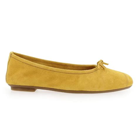 Ballerines Femme Reqins Harmony Peau Jaune Morisset Pascal