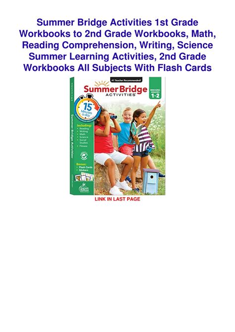 Ppt Pdf Read Online Summer Bridge Activities St Grade Workbooks To