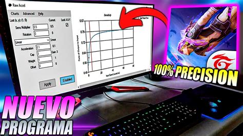 RAW ACCEL NUEVO PROGRAMA PARA QUE AL LEVANTAR LA MIRA EN FREE FIRE PC