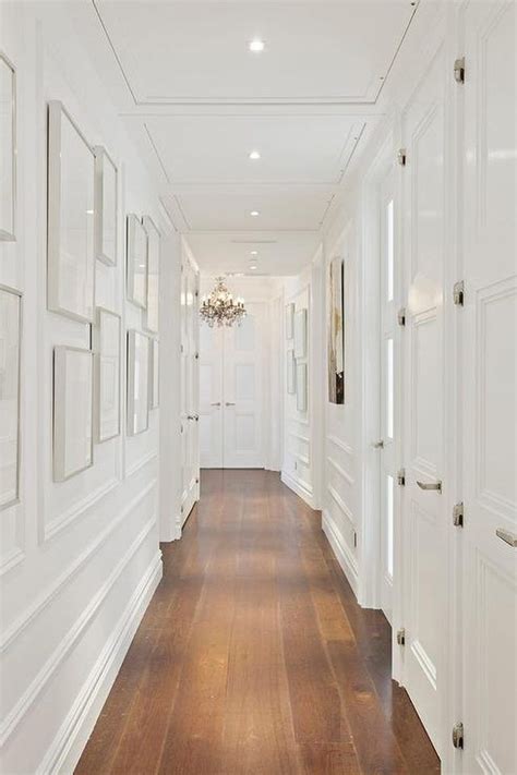 Decor Ideas To Make Narrow Hallways Look Bigger White Hallway