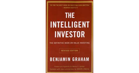 The Intelligent Investor The Definitive Book On Value Investing By