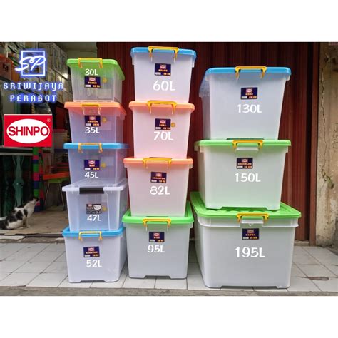 Jual CONTAINER BOX PLASTIK SHINPO VARIAN GRAB GOJEK KARGO