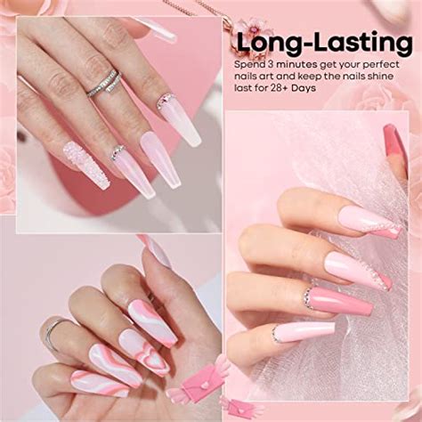 Modelones Gel Nail Polish Set Colors Nude Pink Gel Polish Set Romantic Baby Pastel Pink Gel