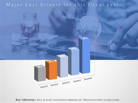 3D Bar Graph PowerPoint Template