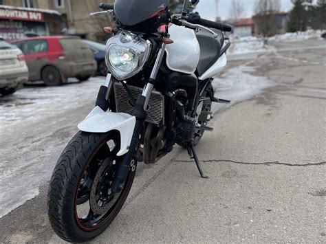 Купить б у Yamaha FZ6 в Подольске белый naked bike 2008 года на Авто ру ID 4328402