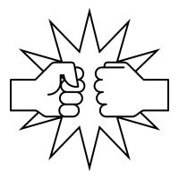 Fist Bump Icon - Free PNG & SVG 1728566 - Noun Project