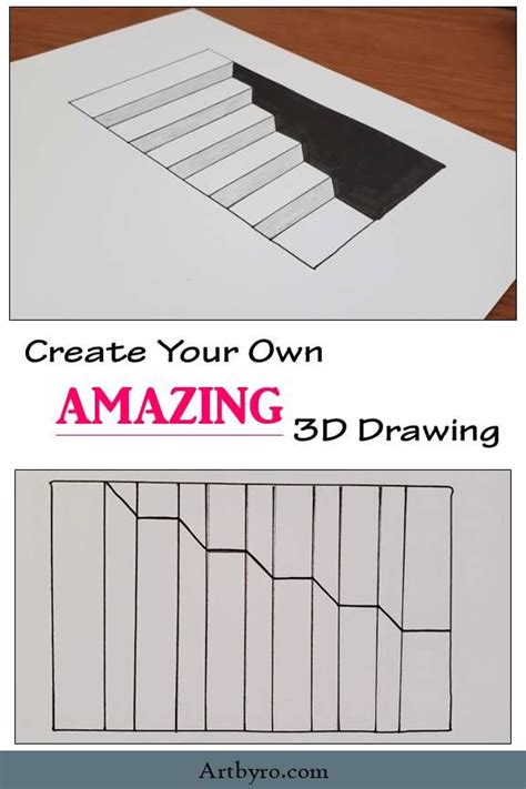 How To Draw 3d Stairs Really Easy Drawing Tutorial Artofit