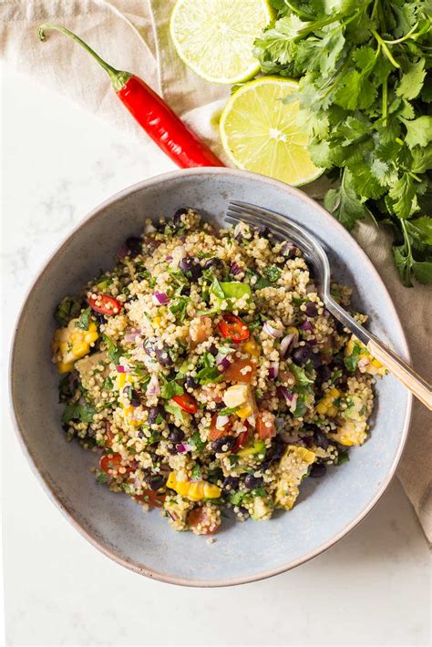 Mexican Quinoa Salad Green Healthy Cooking