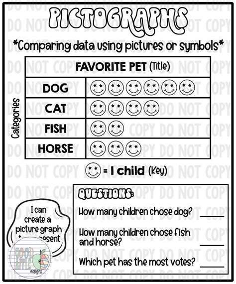 Diy Jumbo Picture Graph Pictograph Printable Traceable Anchor Chart