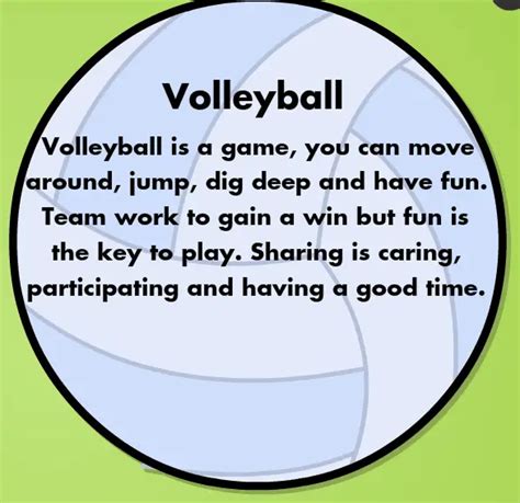 Personification Poem On Volleyball Personification