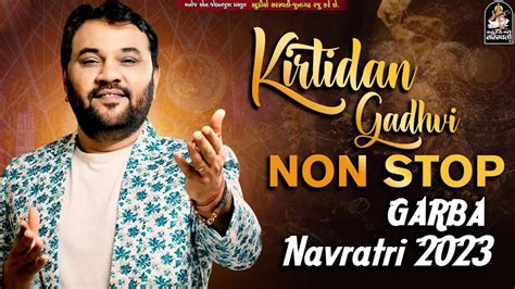 LIVE Kirtidan Gadhvi Garba Gujarati Navratri Special 2023 Day 4