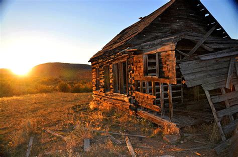 Montana Cabin Sunset Photograph By Braden Moran Fine Art America