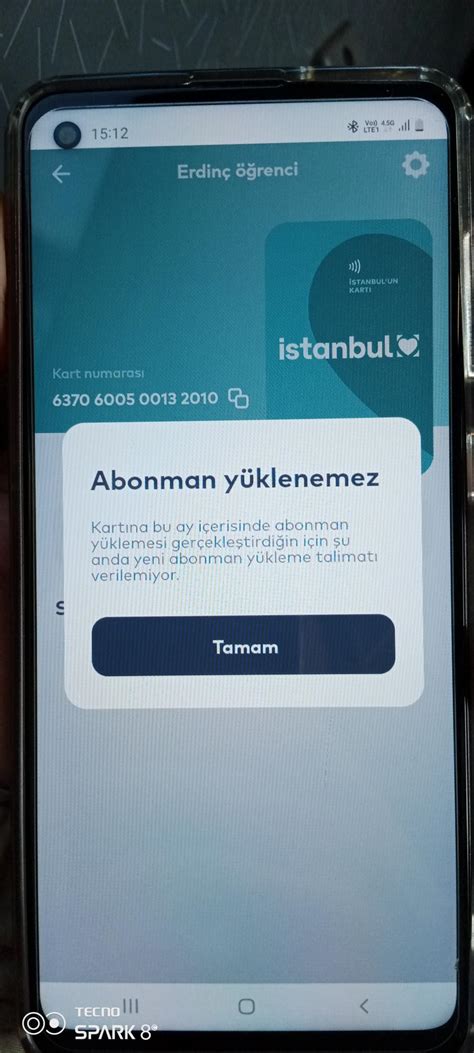 BELBİM İstanbulkart Öğrenci Kartı Ay İçerisinde İki Kez Yükleme