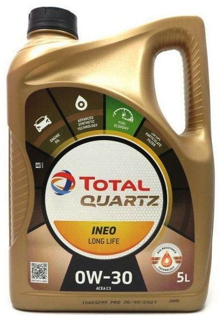 Buy Total Engine Oil Quartz Ineo Long Life W On Adam Ua