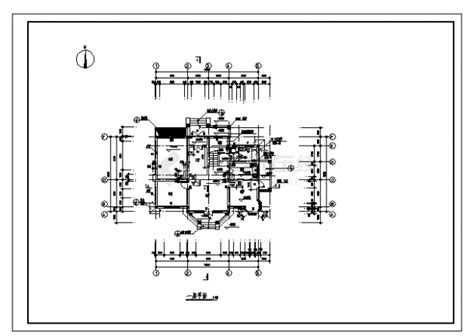 328平方米某三层a型别墅建筑施工cad图，共二十二张土木在线