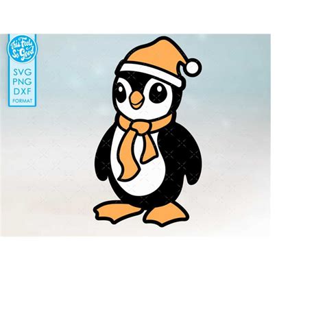 Penguin Svg Cut File For Cricut Penguin Png For Sublimation Inspire