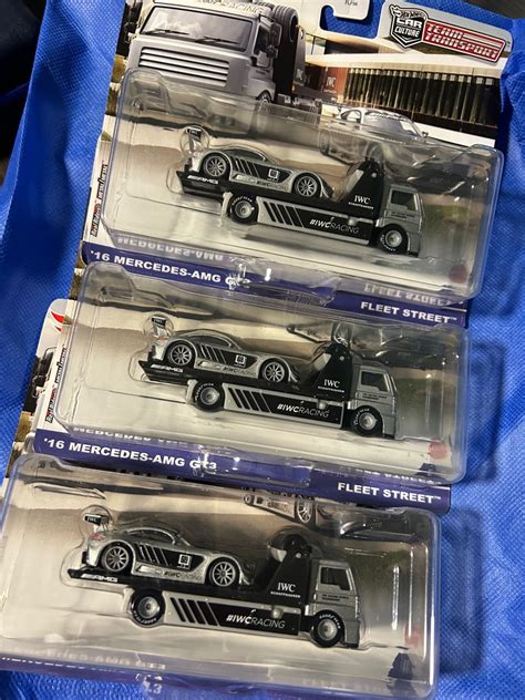 Hot Wheels Premium Mercedes AMG GT3 Fleet Street Edition Hobbies Toys Toys Games On Carousell