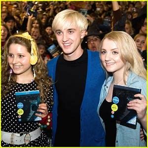 Tom Felton Is HMV Hot Evanna Lynch Jessie Cave Matthew Lewis Tom Felton Just Jared Jr