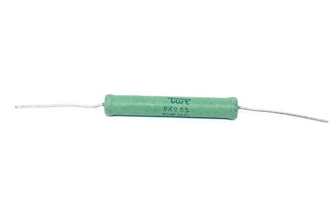 KIT 05 PEÇAS RESISTOR 8K2 10W 5 AXIAL 7X41MM AC 10 TELEWATT 8