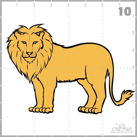 Lion Drawing Easy