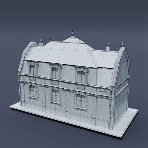 Victorian House 01 - 3D Model by mg53