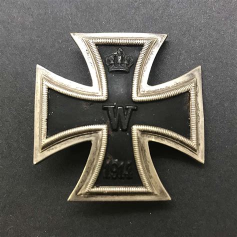 Iron Cross 1914 1st Class Convex Silver Liverpool Medals