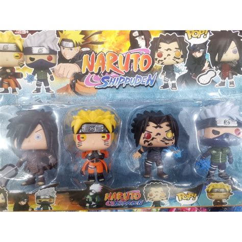 Kit Bonecos Naruto Cm Articulados Boneco Naruto Sasuke Kakashi