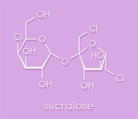 Sucralose Artificial Sweetener Molecule Used As Sugar Substitute